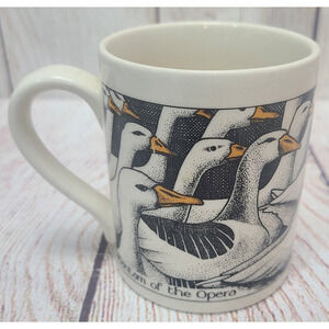 Vintage Simon Drew For McLaggan Smith Bantam Of The Opera Coffee Mug Cup Ceramic